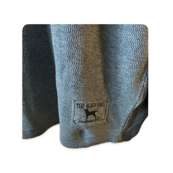 The Black Dog Men’s Gray Henley - Picture 6 of 7